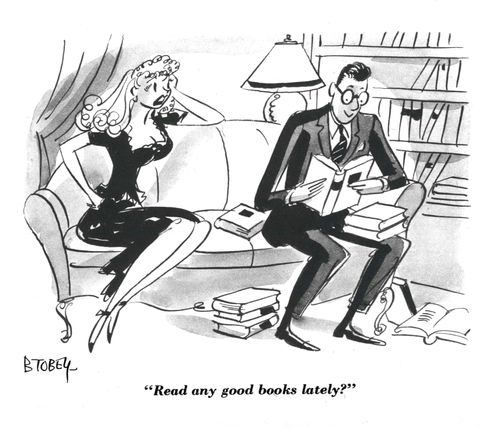 "Read any good books lately?"