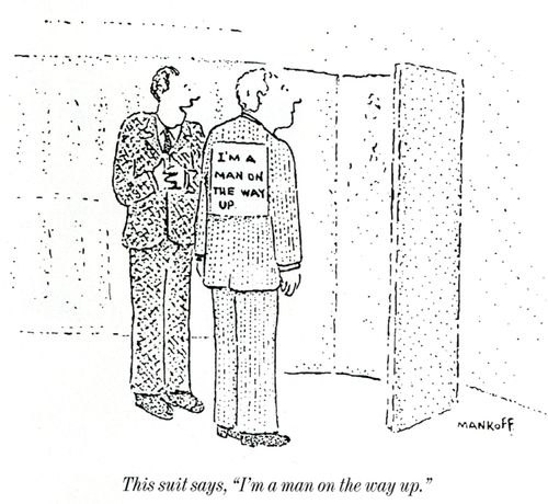 This suit says, "I'm a man on the way up."