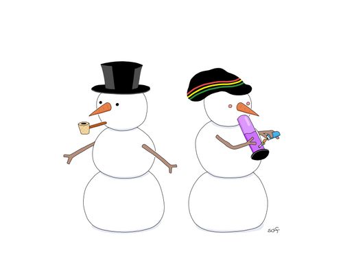 Smoking Snowmen