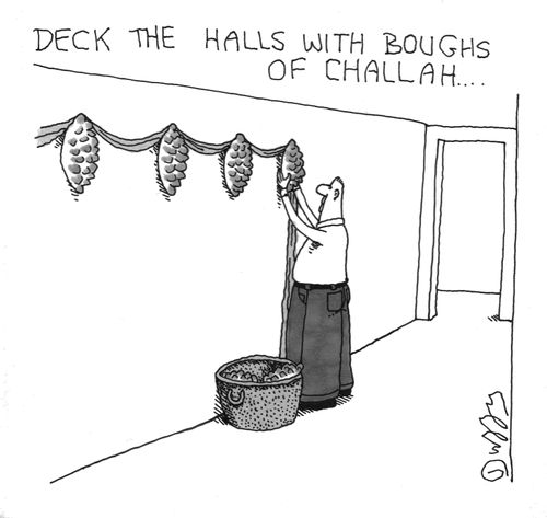 Deck the halls with boughs of challah...