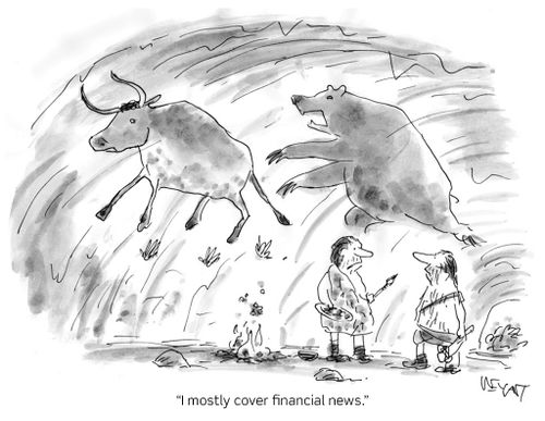 "I mostly cover financial news."