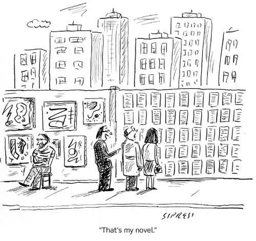 "That's my novel."