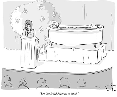 "She just loved baths, so, so much."