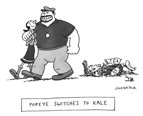 Popeye Switches to Kale.