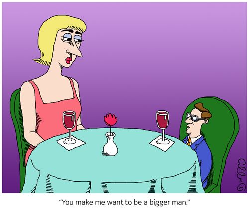 "You make me want to be a bigger man."