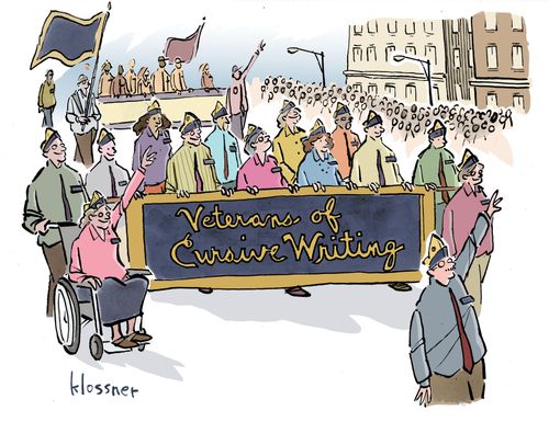 Veterans of Cursive Writing