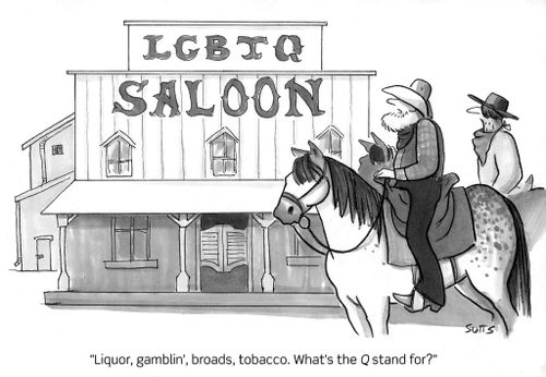 "Liquor, gamblin', broads, tobacco. What's the Q stand for?"