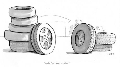 "Yeah, I've been in rehub."