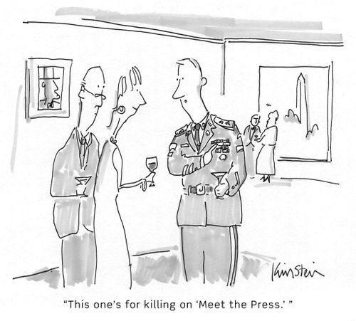 "This one's for killing on 'Meet the Press'."