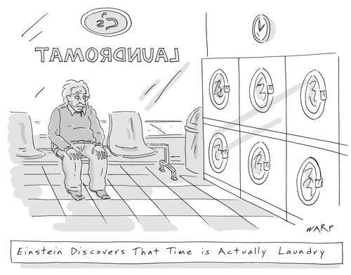 Einstein Discovers That Time is Actually Laundry