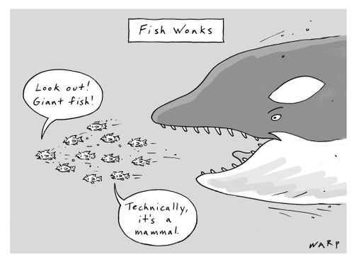 "Technically, it's a mammal."