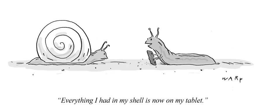 "Everything I had in my shell is now on my tablet."