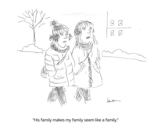 "His family makes my family seem like a family."
