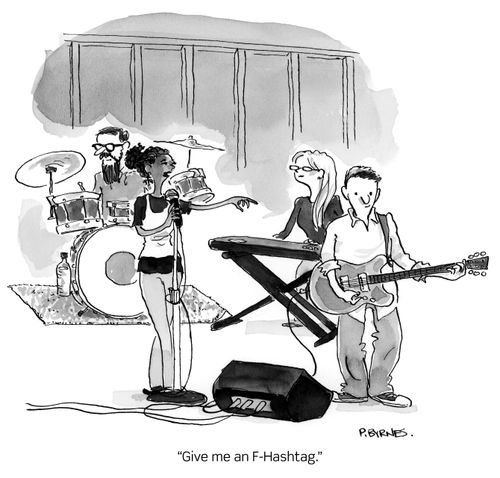 "Give me an F-Hashtag."