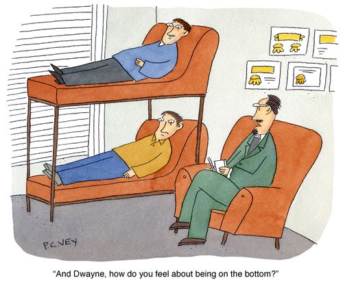 "And Dwayne, how do you feel about being on the bottom?"