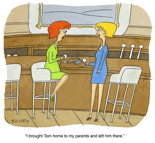 "I brought Tom home to my parents and left him there."