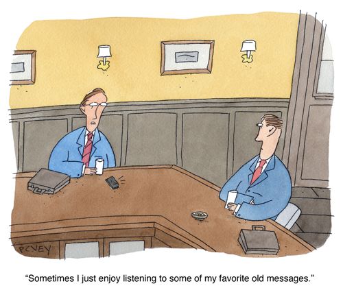 "Sometimes I just enjoy listening to some of my favorite old messages."
