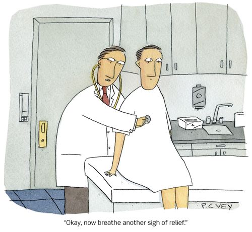 "Okay, now breathe another sigh of relief."