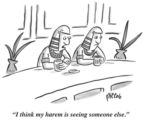 "I think my harem is seeing someone else."