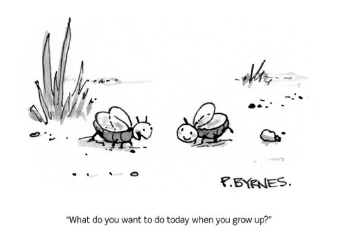 "What do you want to do today when you grow up?"