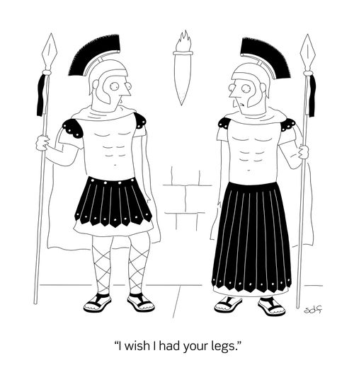 "I wish I had your legs."