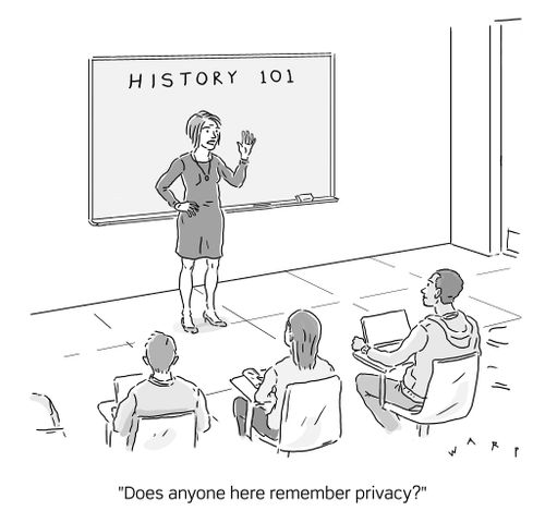"Does anyone here remember privacy?"
