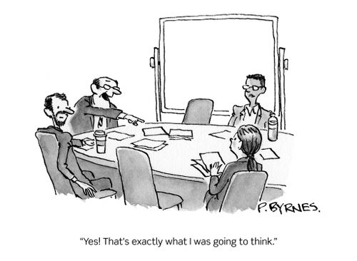 "Yes! That's exactly what I was going to think."