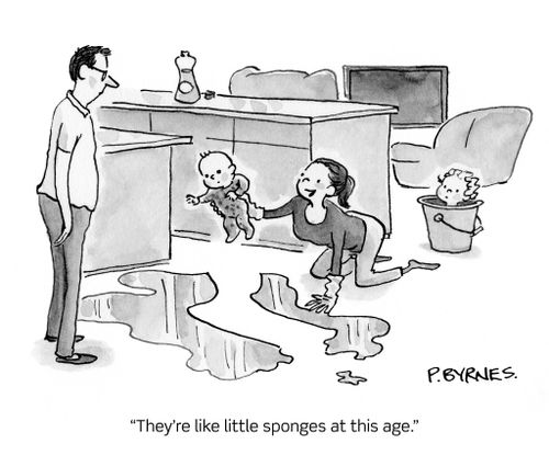 "They're like little sponges at this age."