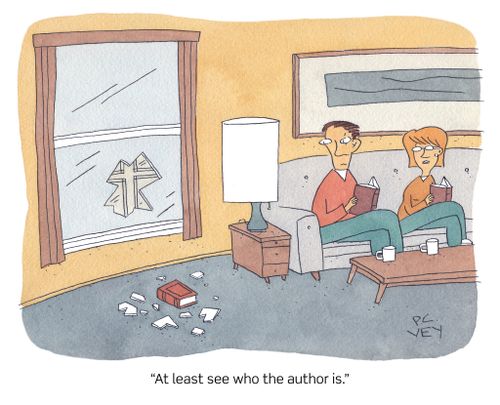 "At least see who the author is."