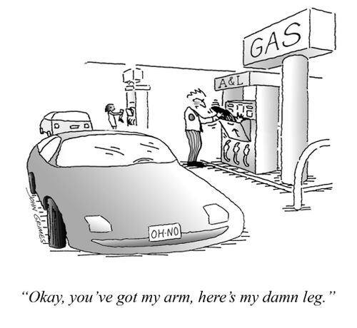 "Okay, you've got my arm, here's my damn leg."