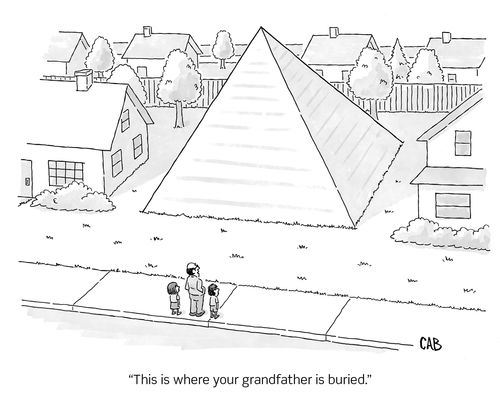 "This is where your grandfather is buried."