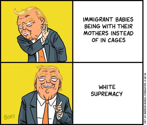 Immigrant babies being with their mothers instead of in cages