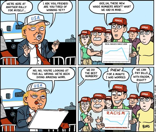 "We're here at another rally for myself..."