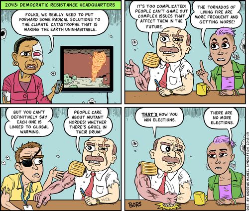 2043 Democratic resistance headquarters