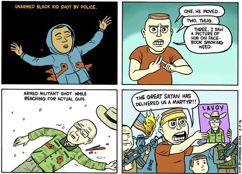 Unarmed black kid shot by the police