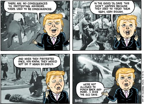 "There are no consequences to protesting anymore. There used to be consequences."