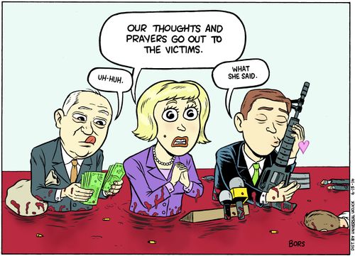 "Our thoughts and prayers go out to the victims."