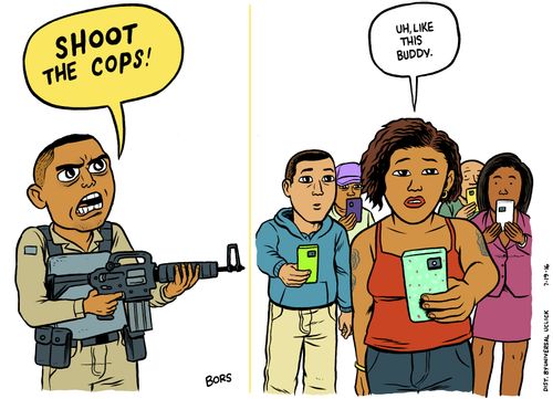 "Shoot the cops!"