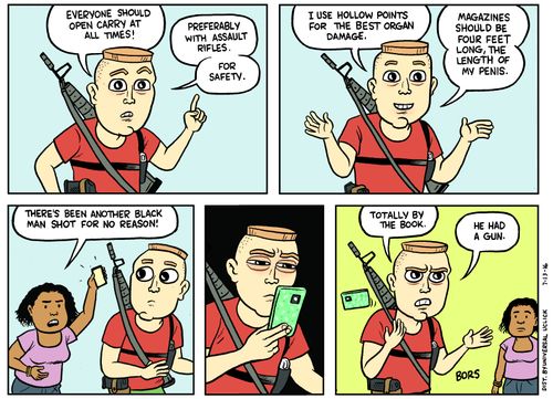 "Everyone should open carry at all times."