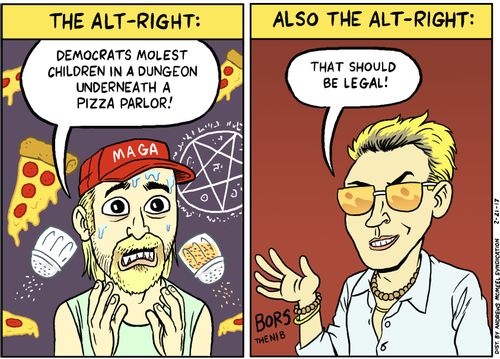 The alt-right. Also the alt-right
