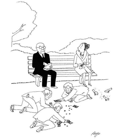 Financial Handouts in the Park