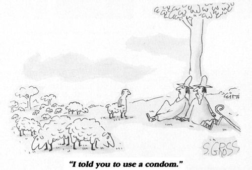 "I told you to use a condom."