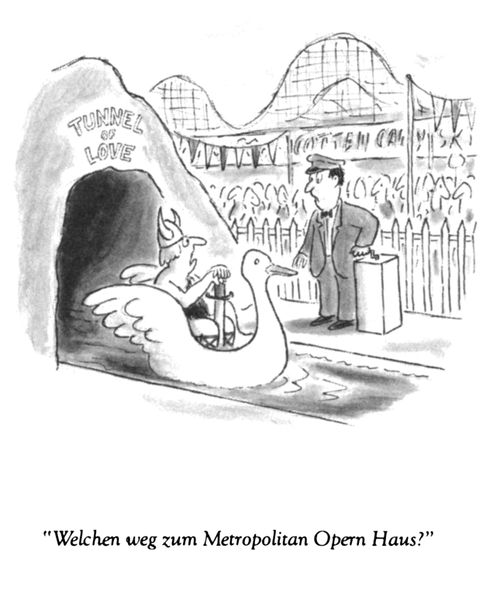 "Welchen weg zum Metropolitan Opern Haus?"