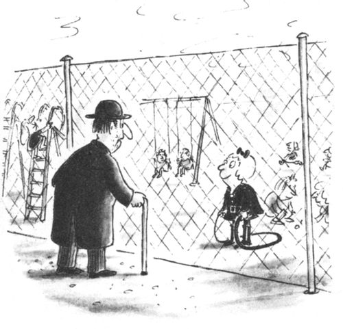 A man confronts his lost youth.