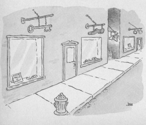 Descriptive Shop Signs Warn Of Deadly Alleyway