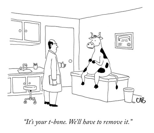 "It's your t-bone. We'll have to remove it."