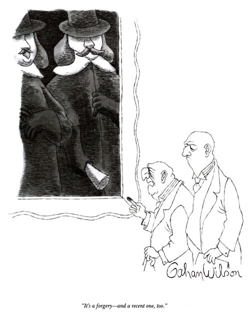 "It's a forgery―and a recent one, too."