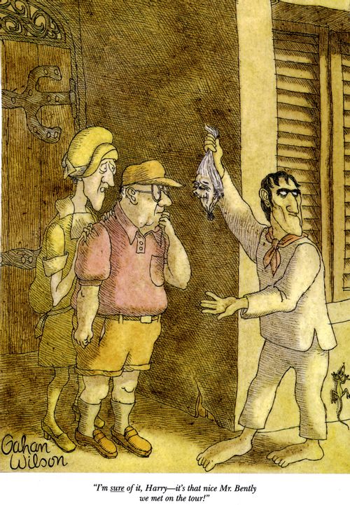 "I'm sure of it, Harry—it's that nice Mr. Bently we met on the tour!"