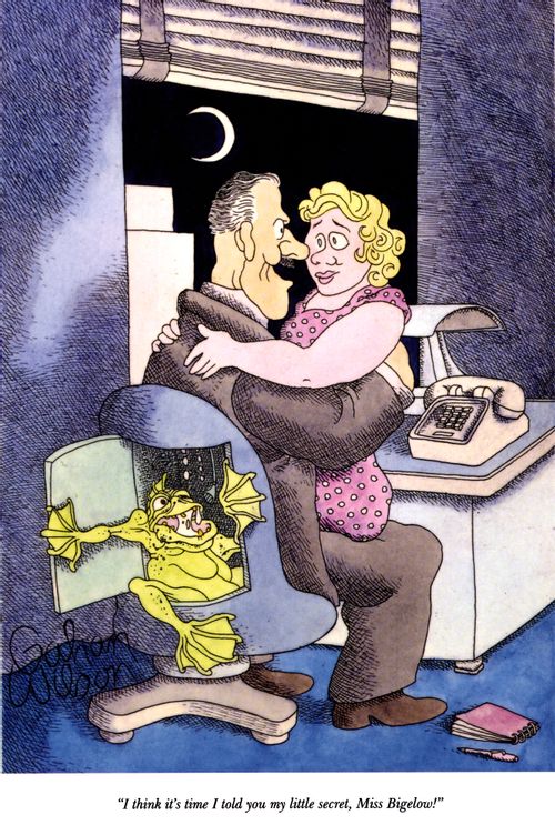 "I think it's time I told you my little secret, Miss Bigelow!"