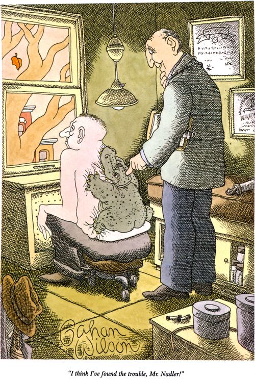"I think I've found the trouble, Mr. Nadler!"
